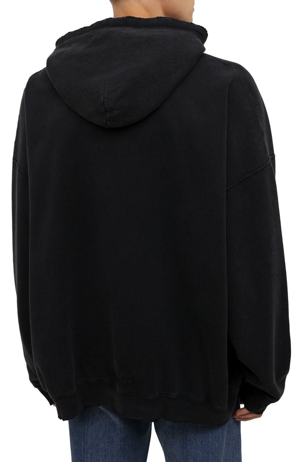 Хлопковое худи balenciaga x rammstein BALENCIAGA, арт. 651799/TLV53, фото 4