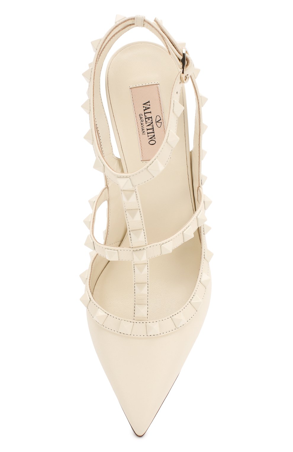 Кожаные туфли rockstud с ремешками VALENTINO, арт. NW1S0393/VB8, фото 5