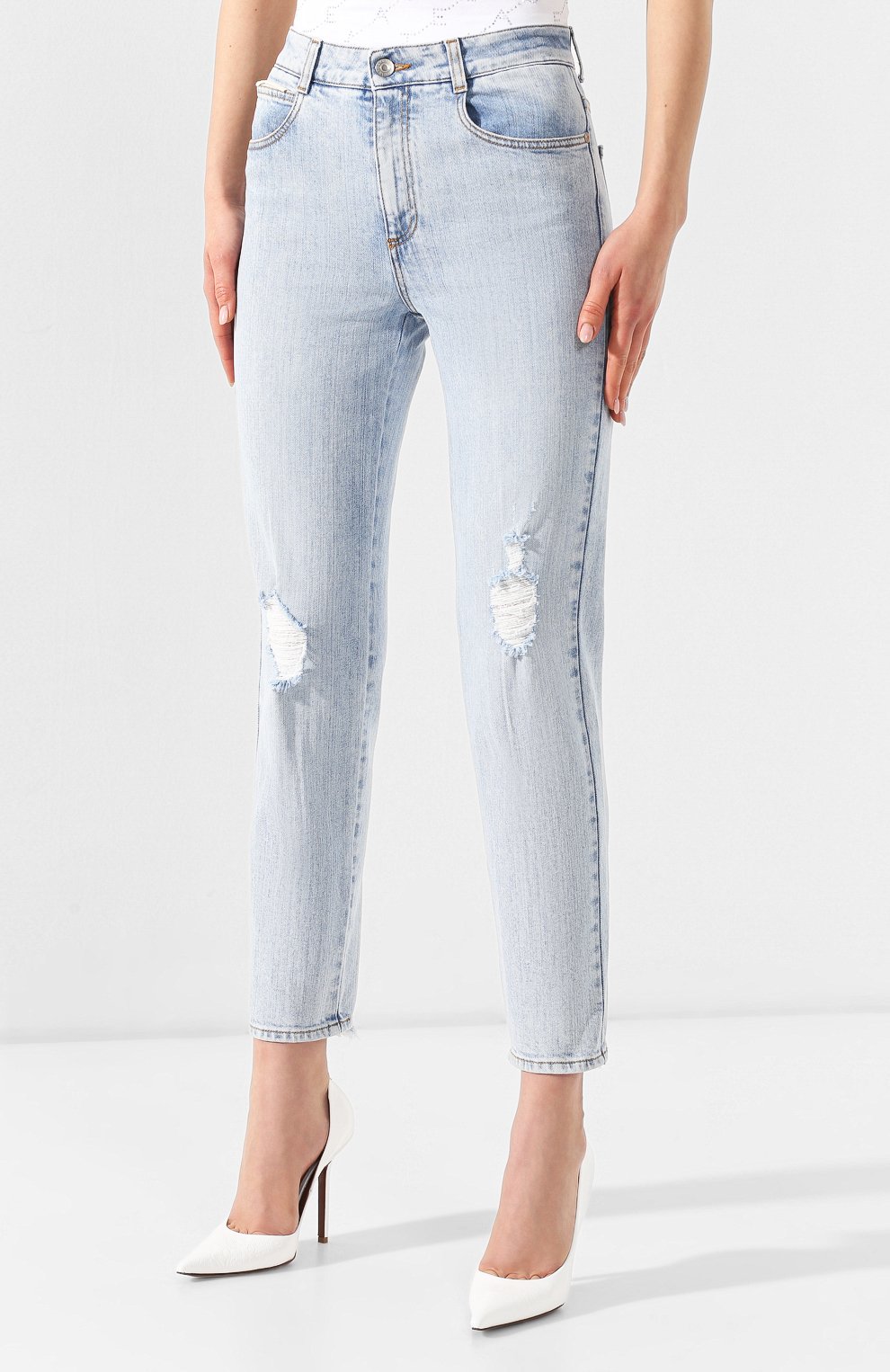 Джинсы с потертостями STELLA MCCARTNEY, арт. 450165/SMH17, фото 3
