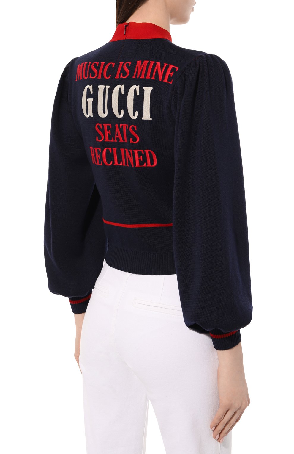 Шерстяной пуловер GUCCI, арт. 676829 XKB48, фото 4