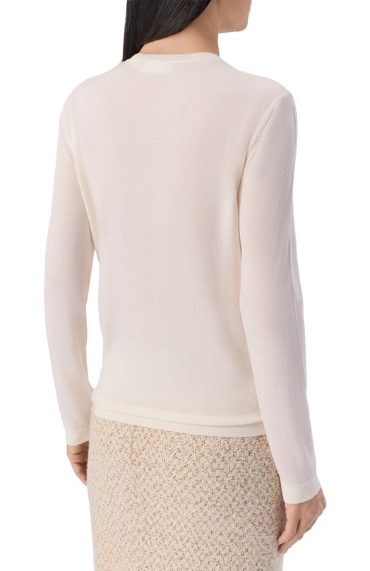 Шерстяной пуловер MVST M0-M25.1MW.K402/34-48 Кремовый  M0-M25.1MW.K402/34-48 Фото 4