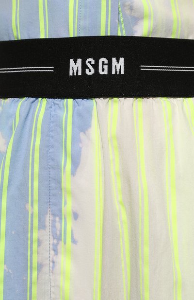 Хлопковые шорты MSGM разноцветного цвета по цене 23800 руб., арт. 3241MDB09L 227005, фото 5 Хлопковые шорты MSGM, арт. 3241MDB09L 227005, фото 5