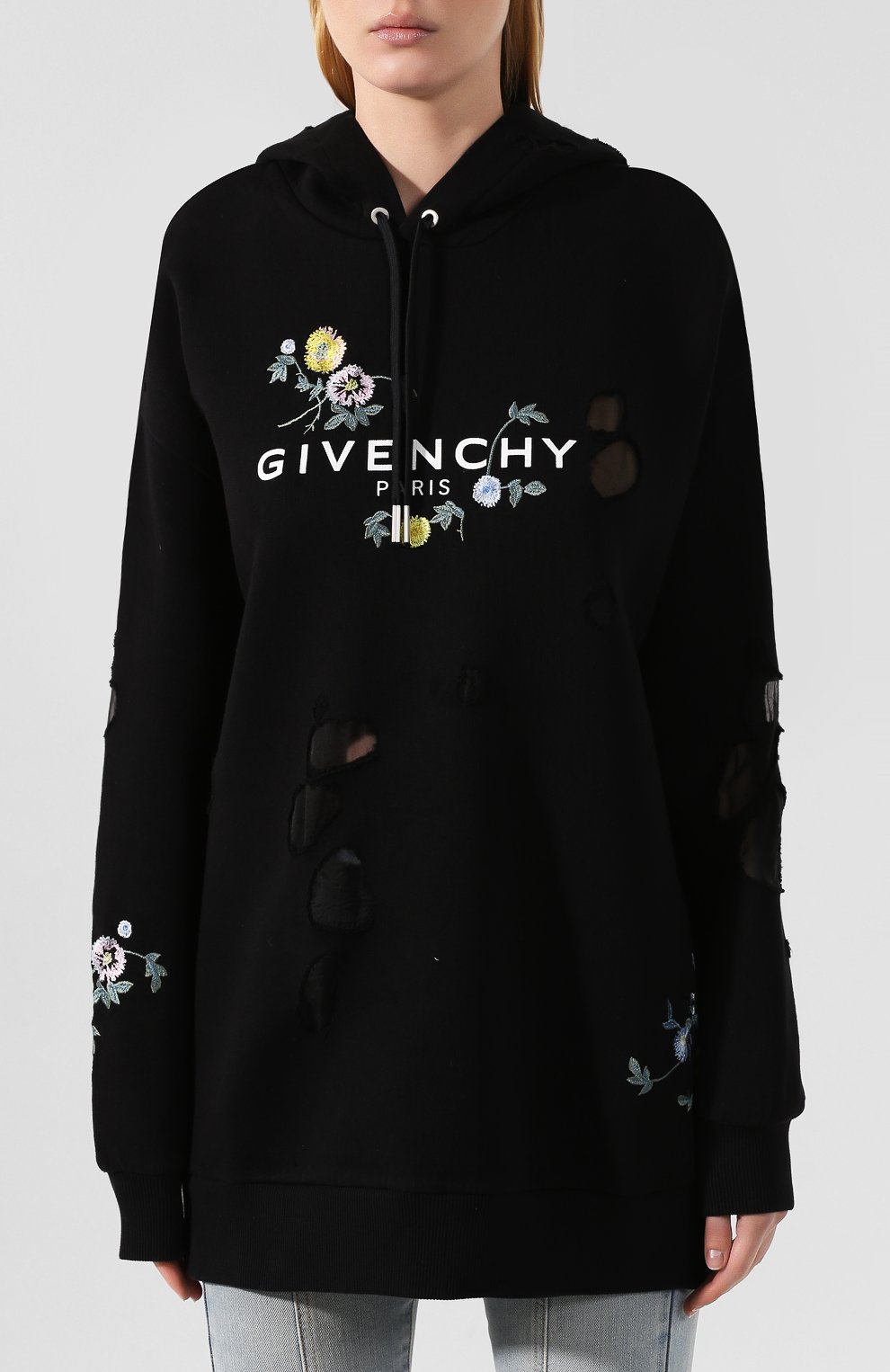 Хлопковое худи GIVENCHY, арт. BW900C3Z2P, фото 3
