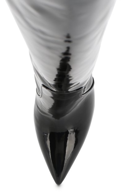 Сапоги heather из лаковой кожи GIANVITO ROSSI черного цвета по цене 156500 руб., арт. G80624.15RIC.VERNER0, фото 5 Сапоги heather из лаковой кожи GIANVITO ROSSI, арт. G80624.15RIC.VERNER0, фото 5