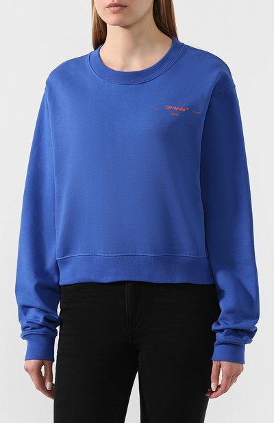 Хлопковый свитшот OFF-WHITE, арт. 0WBA026R200030403020, фото 3