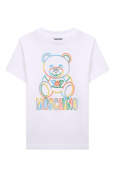Хлопковая футболка MOSCHINO, арт. HUM03F/LAA17/4A-8A, фото 1