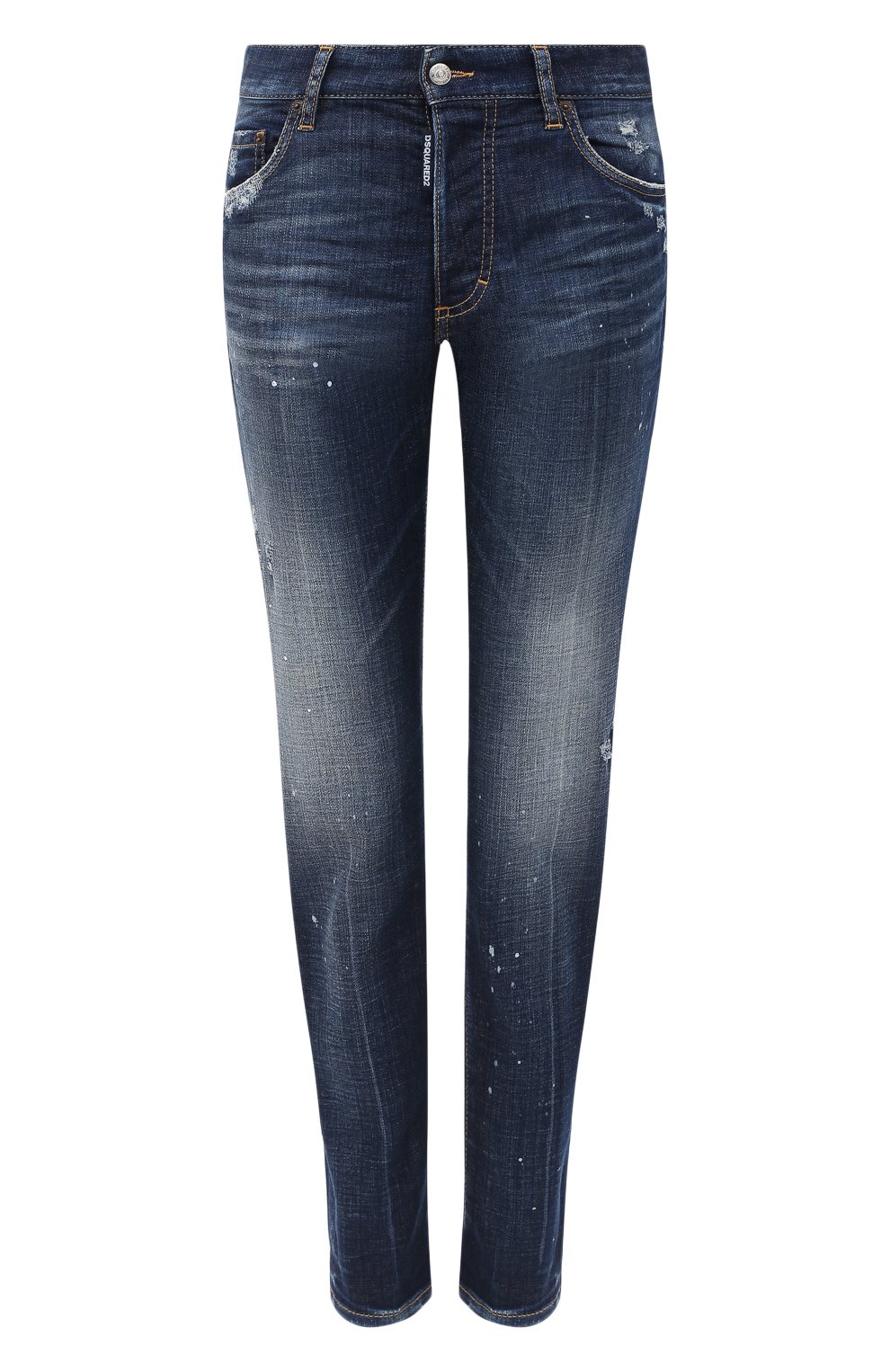 Джинсы DSQUARED2 синего цвета по цене 58400 руб., арт. S75LB0353/S30342, фото 1 Джинсы DSQUARED2, арт. S75LB0353/S30342, фото 1