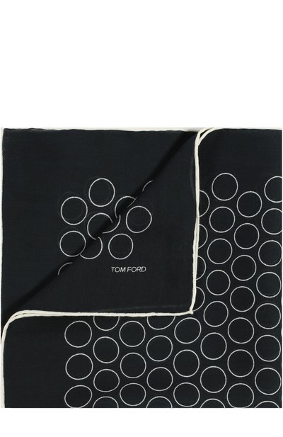Мужской платок из смеси шелка и шерсти с хлопком TOM FORD, арт. 9TF76TF312