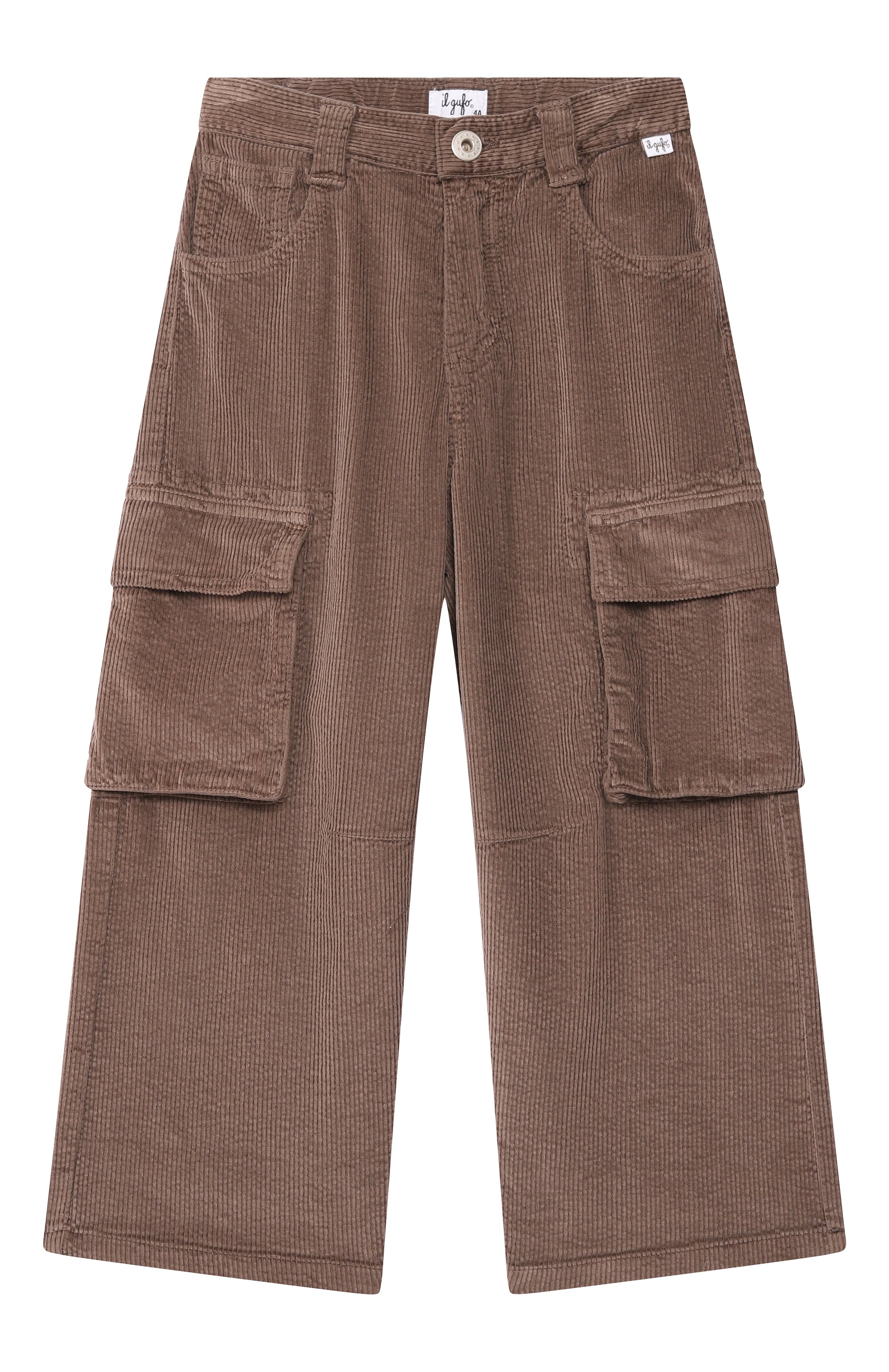 Вельветовые брюки-карго IL GUFO, арт. A25GPL0018V6021_001, фото 1