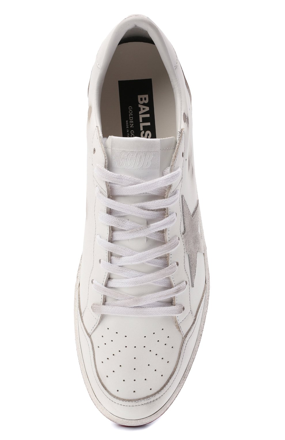Кожаные кеды ball star GOLDEN GOOSE DELUXE BRAND, арт. GMF00117.F002095, фото 5