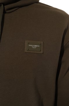 Хлопковое худи DOLCE & GABBANA, арт. G9ZU0T/G7M4Y, фото 5