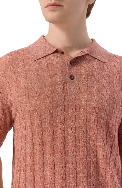 Поло из шерсти и льна 12 STOREEZ, арт. 137217, фото 5