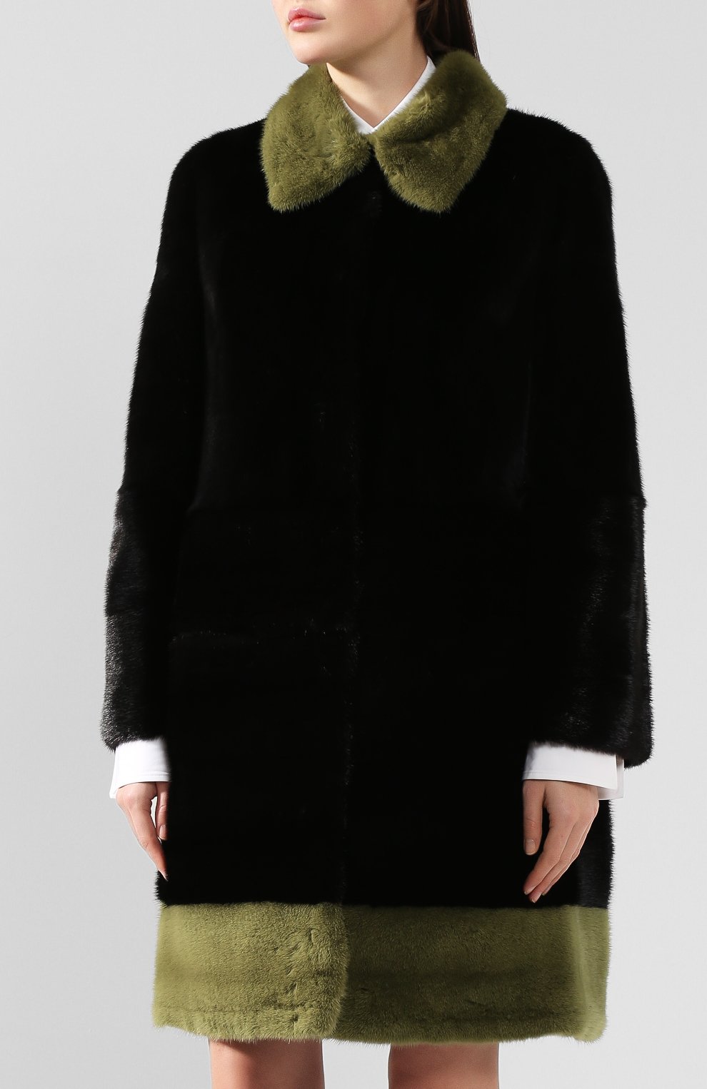 Шуба из меха норки FENDI, арт. FNF70H XP0, фото 6