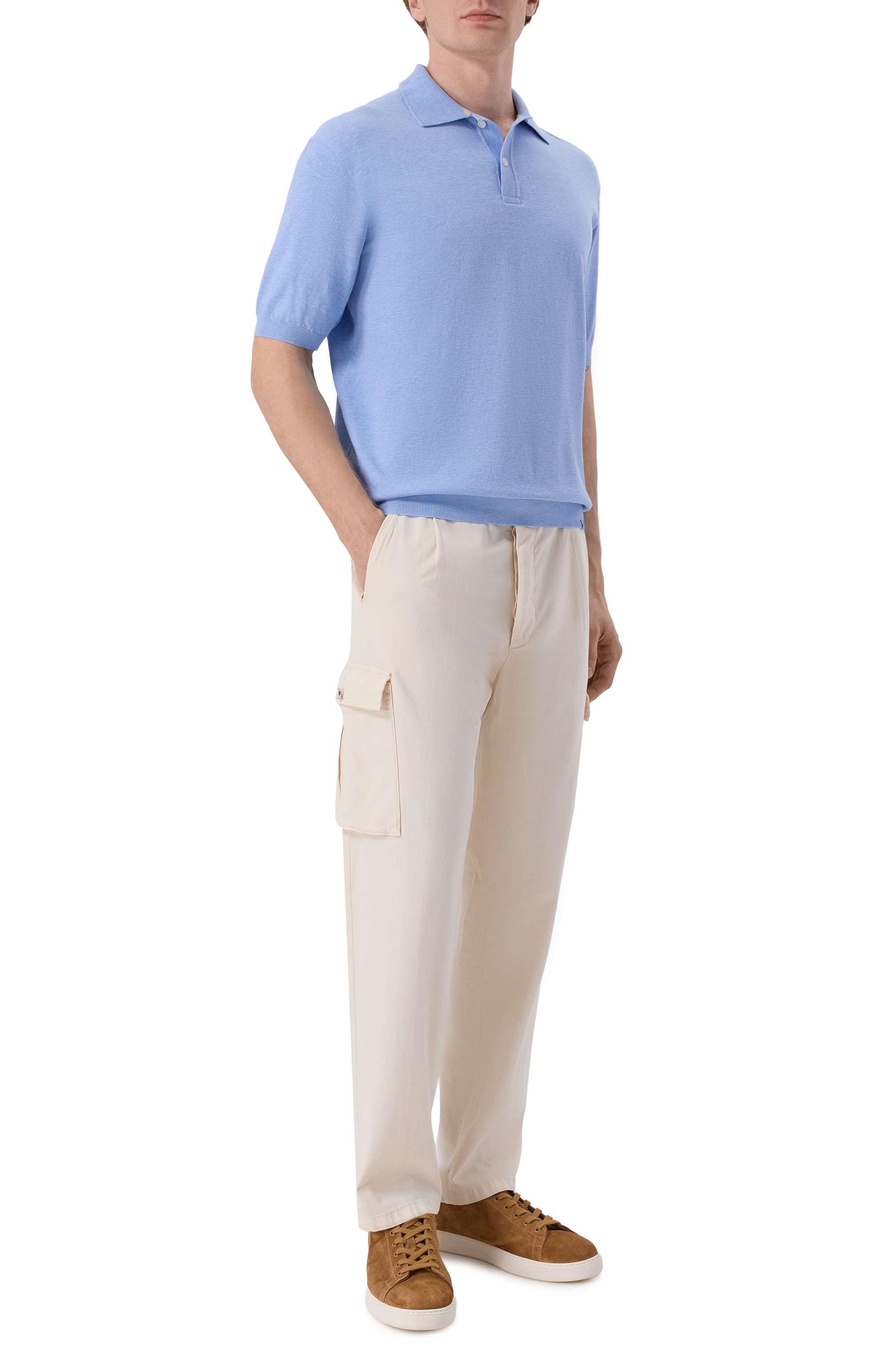 Хлопковое поло PAUL&SHARK, арт. 25411610, фото 2