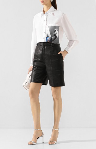 Хлопковая блузка BURBERRY, арт. 8024847, фото 2