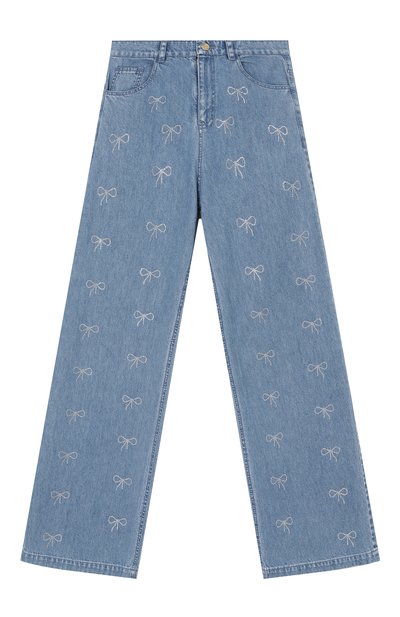 Джинсы с отделкой стразами BLUMARINE, арт. BFPA0200/DF020/14A-16A