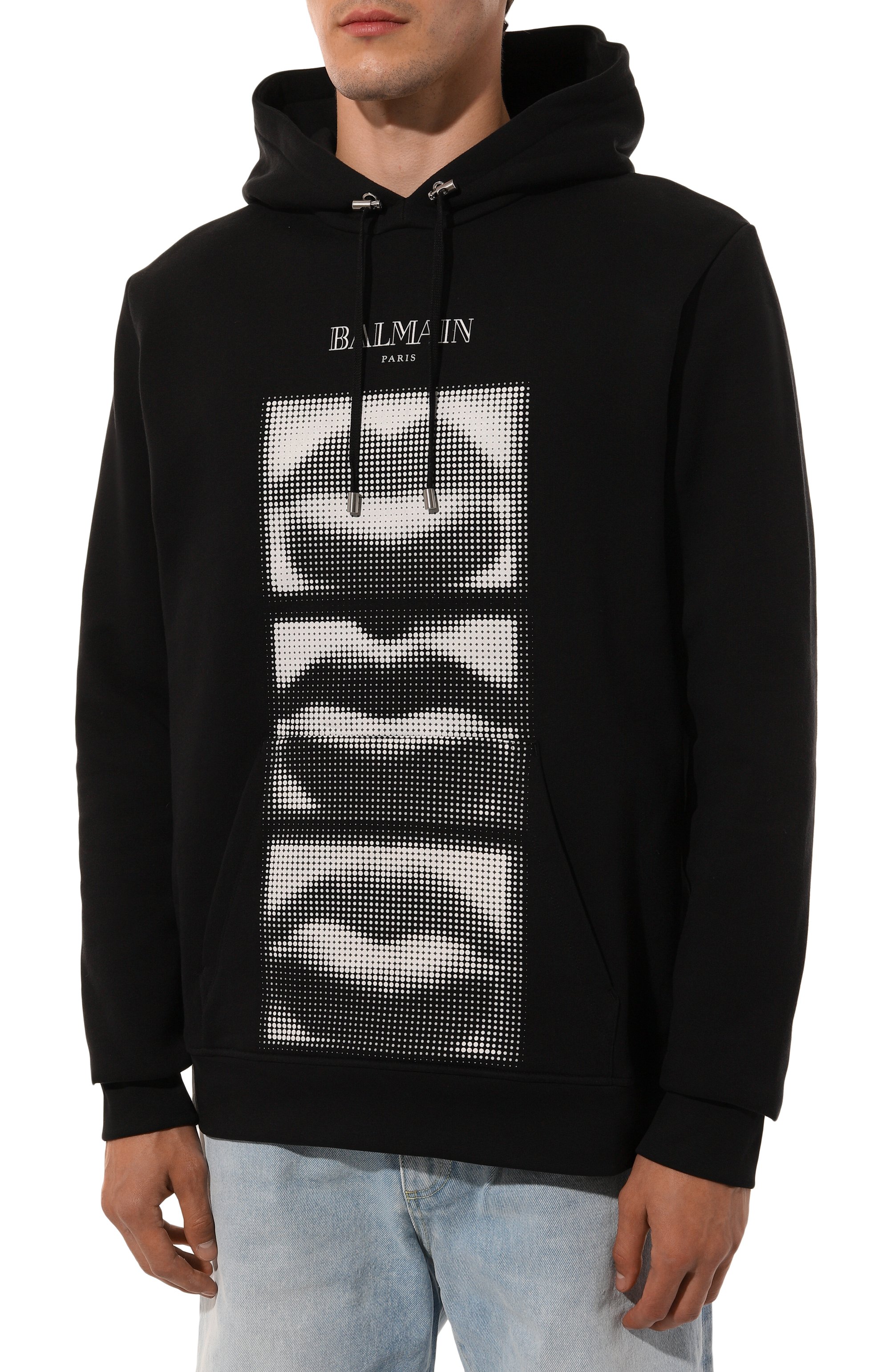 Хлопковое худи BALMAIN, арт. DH0JT047/GE07, фото 3