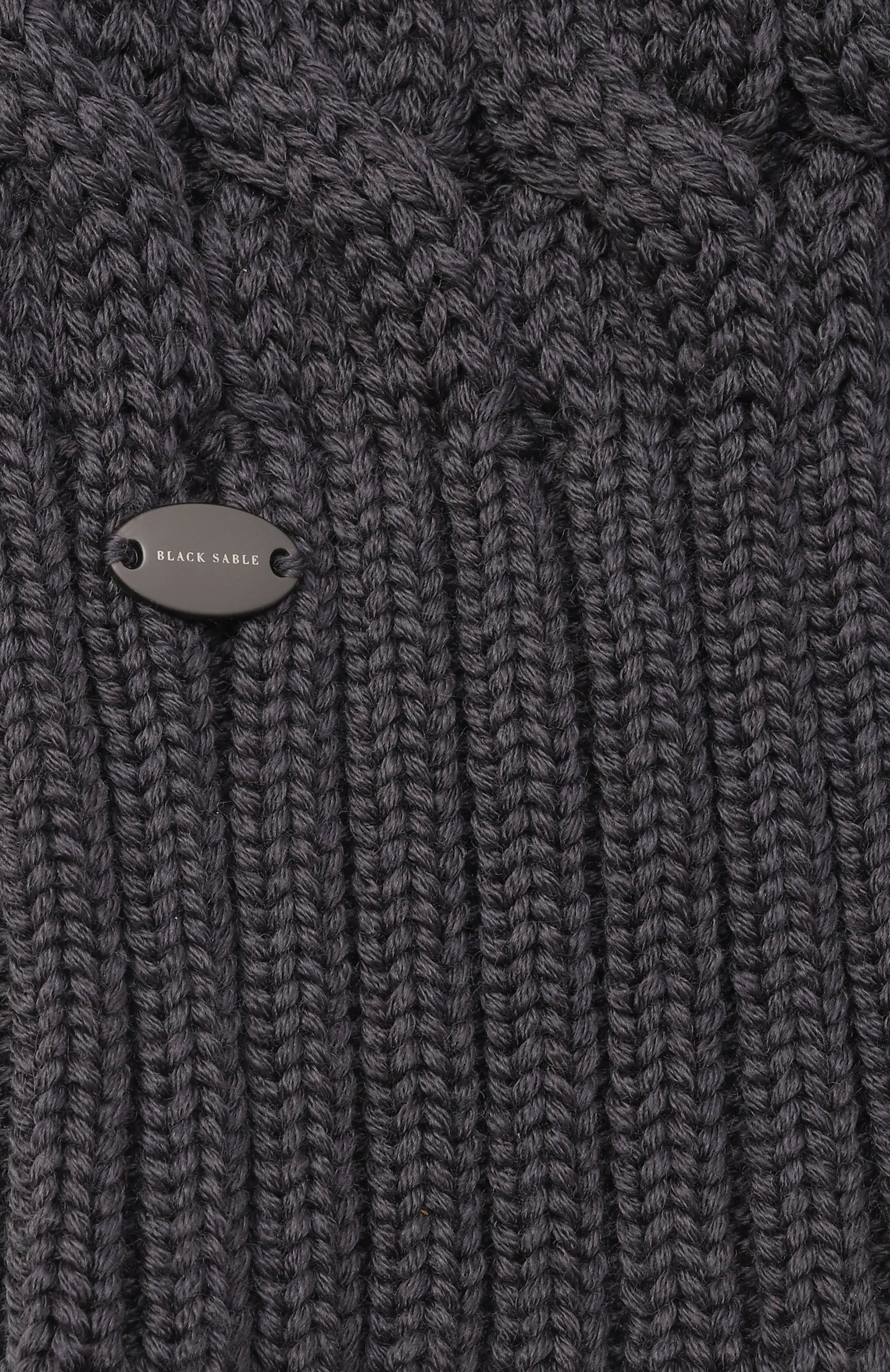 Шерстяная шапка mona с отделкой из соболя BLACK SABLE, арт. BS-24016, фото 3