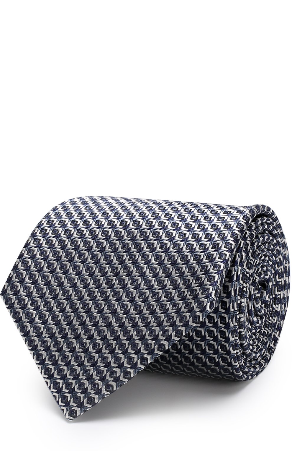Шелковый галстук с узором BRIONI, арт. 062I00/P7466, фото 1