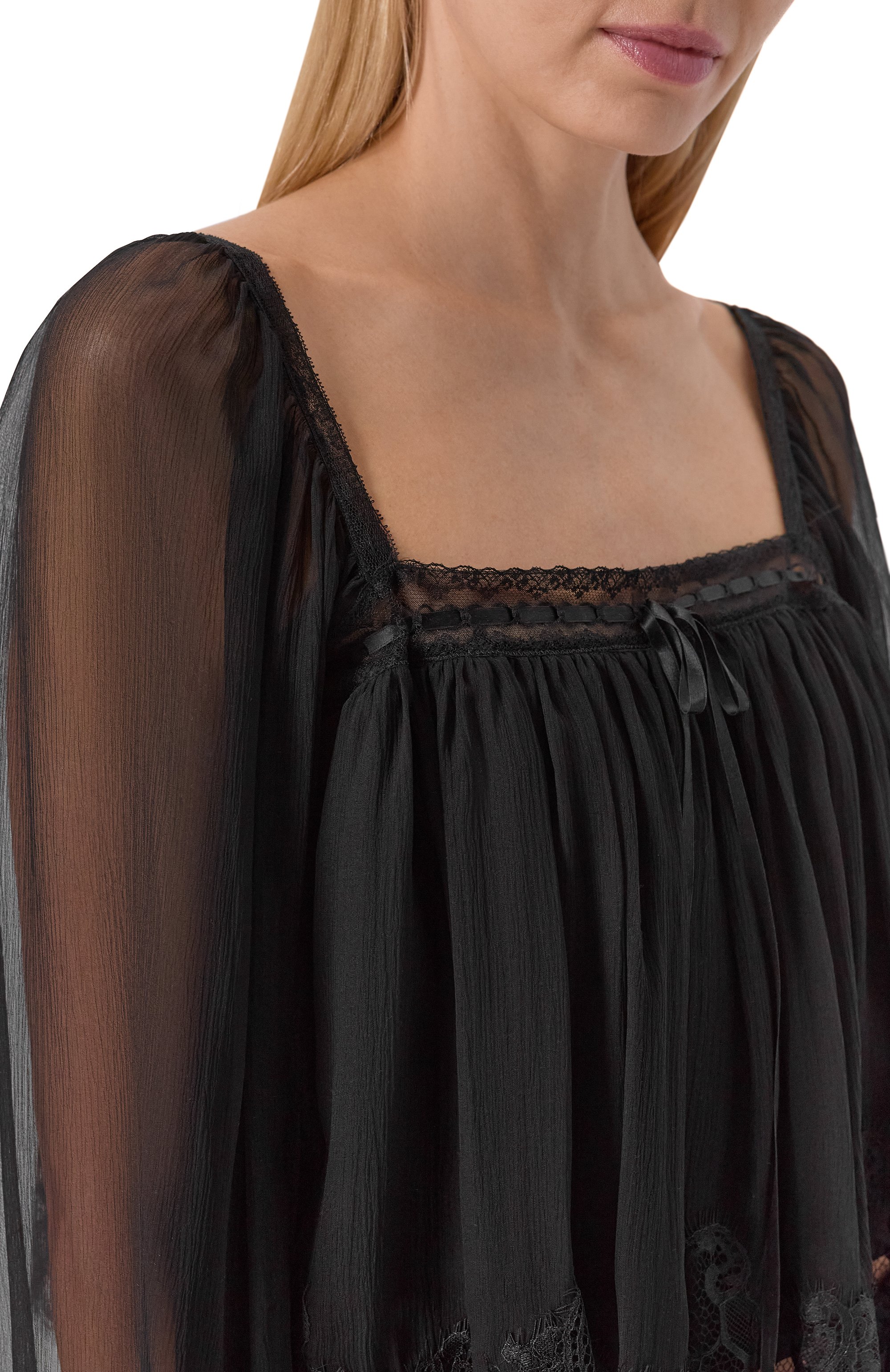 Шелковая блузка LOVE SHACK FANCY, арт. T1532-3311, фото 5