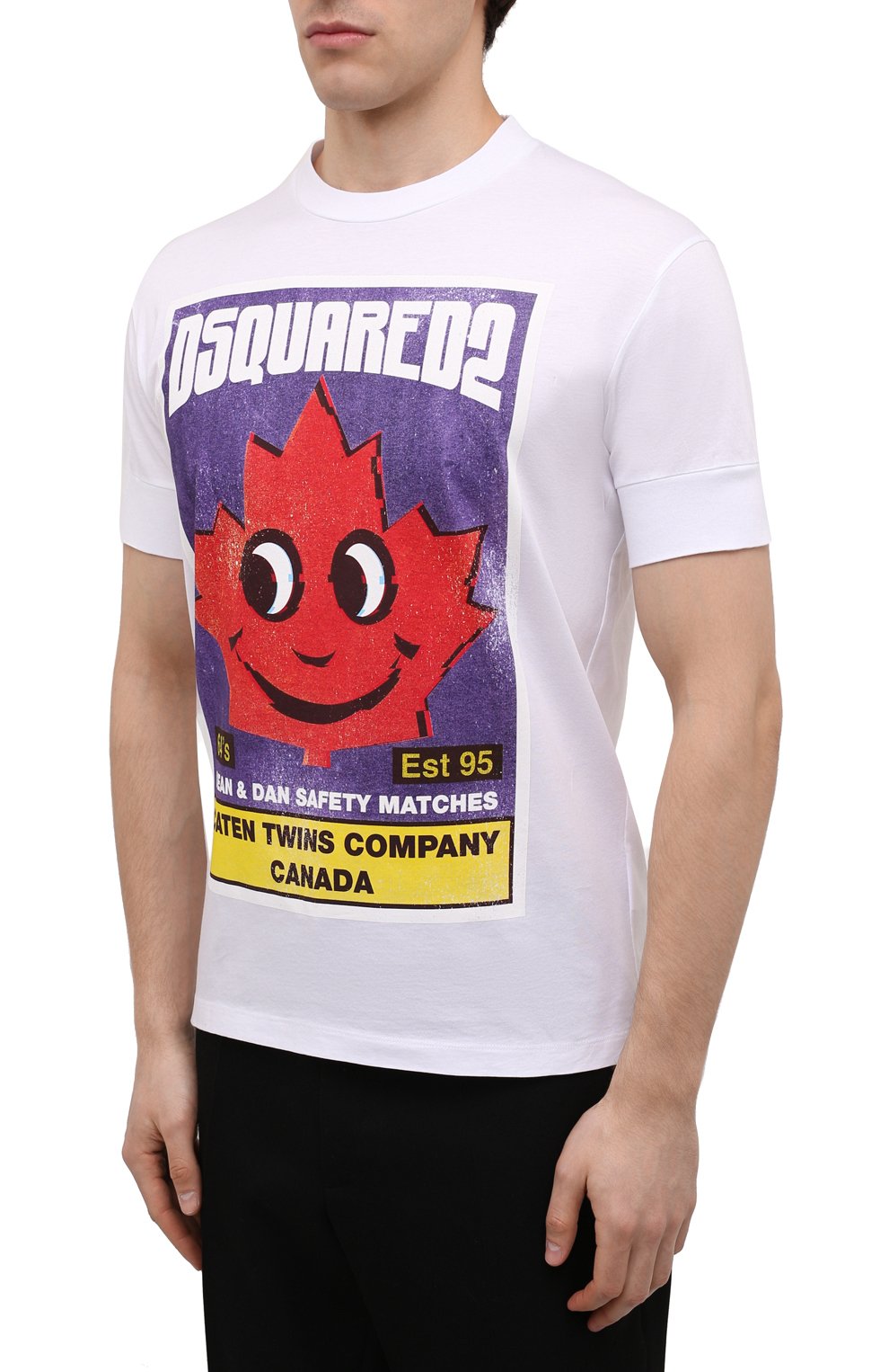 Хлопковая футболка DSQUARED2, арт. S74GD0989/S23009, фото 3