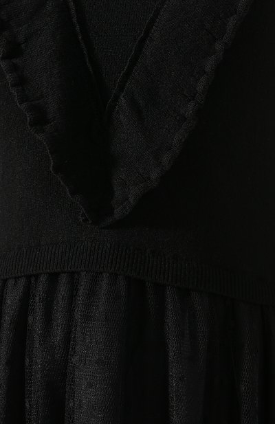 Платье REDVALENTINO черного цвета по цене 73000 руб., арт. SR0KDA93/4MQ, фото 5 Платье REDVALENTINO, арт. SR0KDA93/4MQ, фото 5