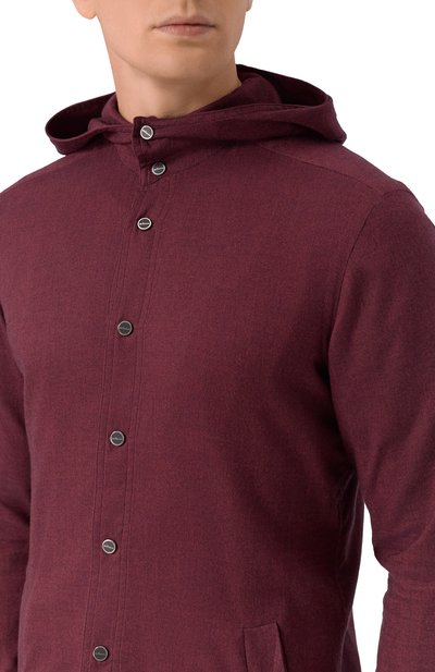 Рубашка из хлопка и лиоцелла KITON, арт. UMCMARH0944008, фото 5