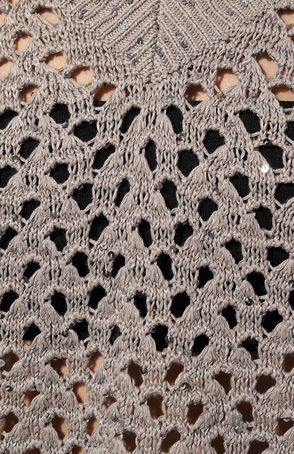 Свитер из хлопка и льна BRUNELLO CUCINELLI, арт. M70572202, фото 5