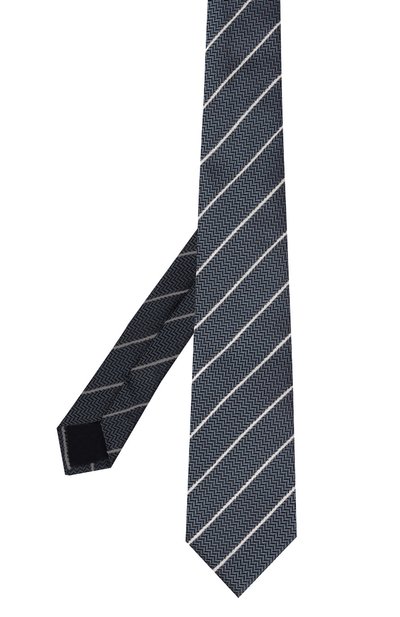 Галстук из шелка и вискозы GIORGIO ARMANI, арт. 360054/3F939, фото 3