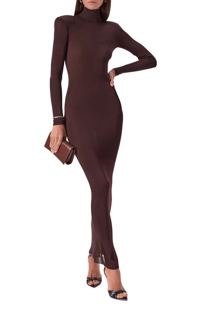 Платье из вискозы SELF-PORTRAIT, арт. SS25945XBR, фото 2