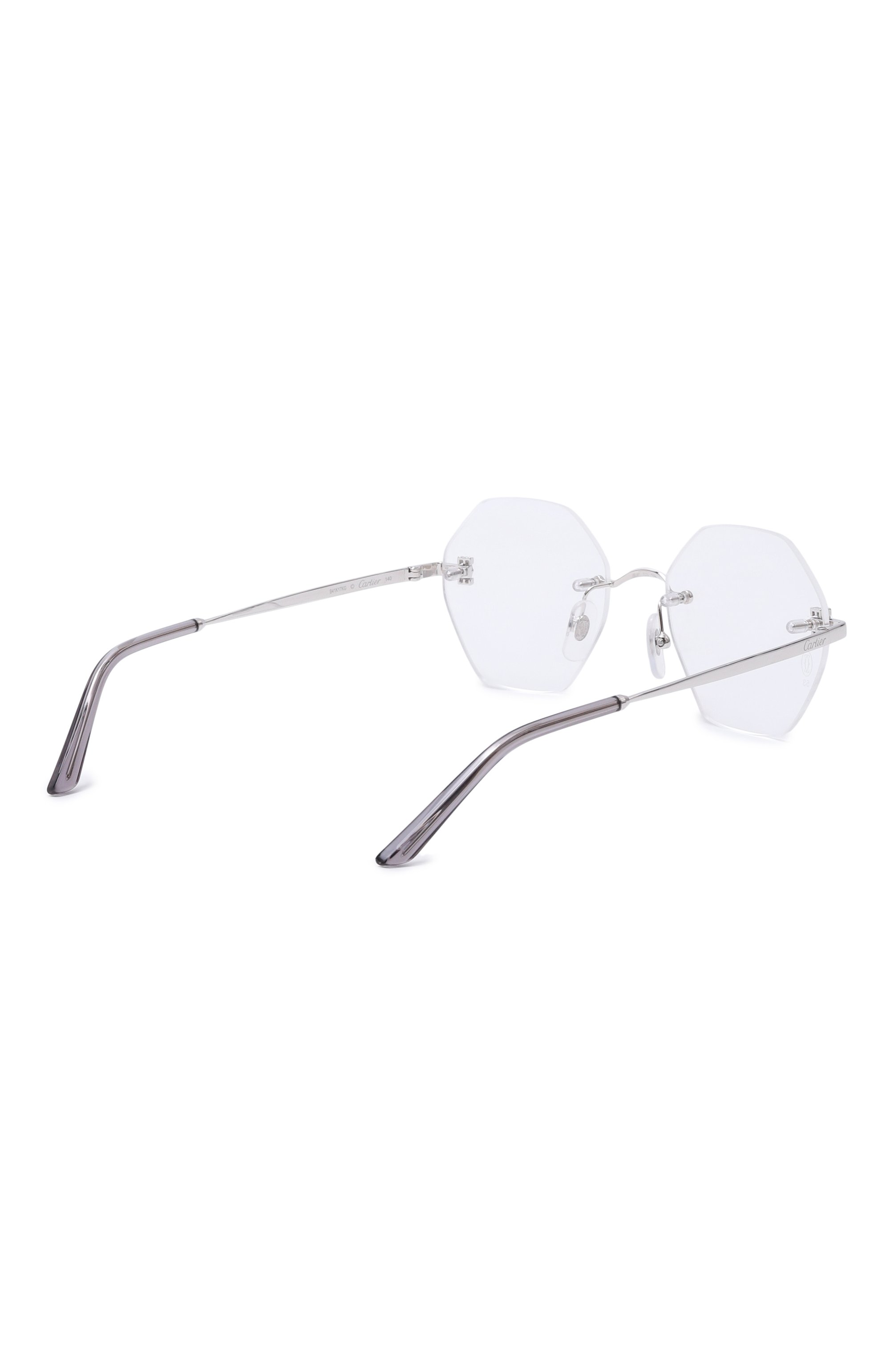 Оправа CARTIER серебряного цвета по цене 128500 руб., арт. CT0593 002, фото 3 Оправа CARTIER, арт. CT0593 002, фото 3