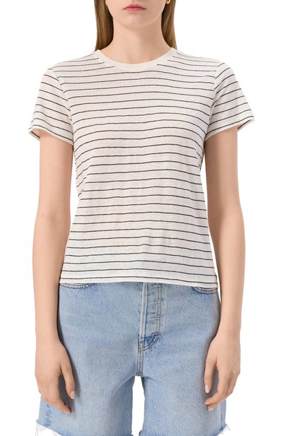 Льняная футболка FRAME DENIM, арт. WS25JTE008, фото 3