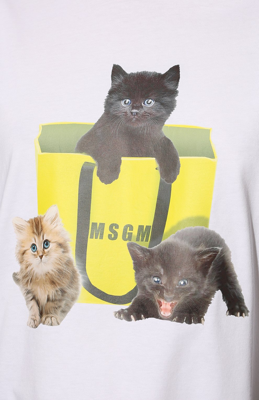 Хлопковая футболка MSGM, арт. 3341MDM172 227798, фото 5