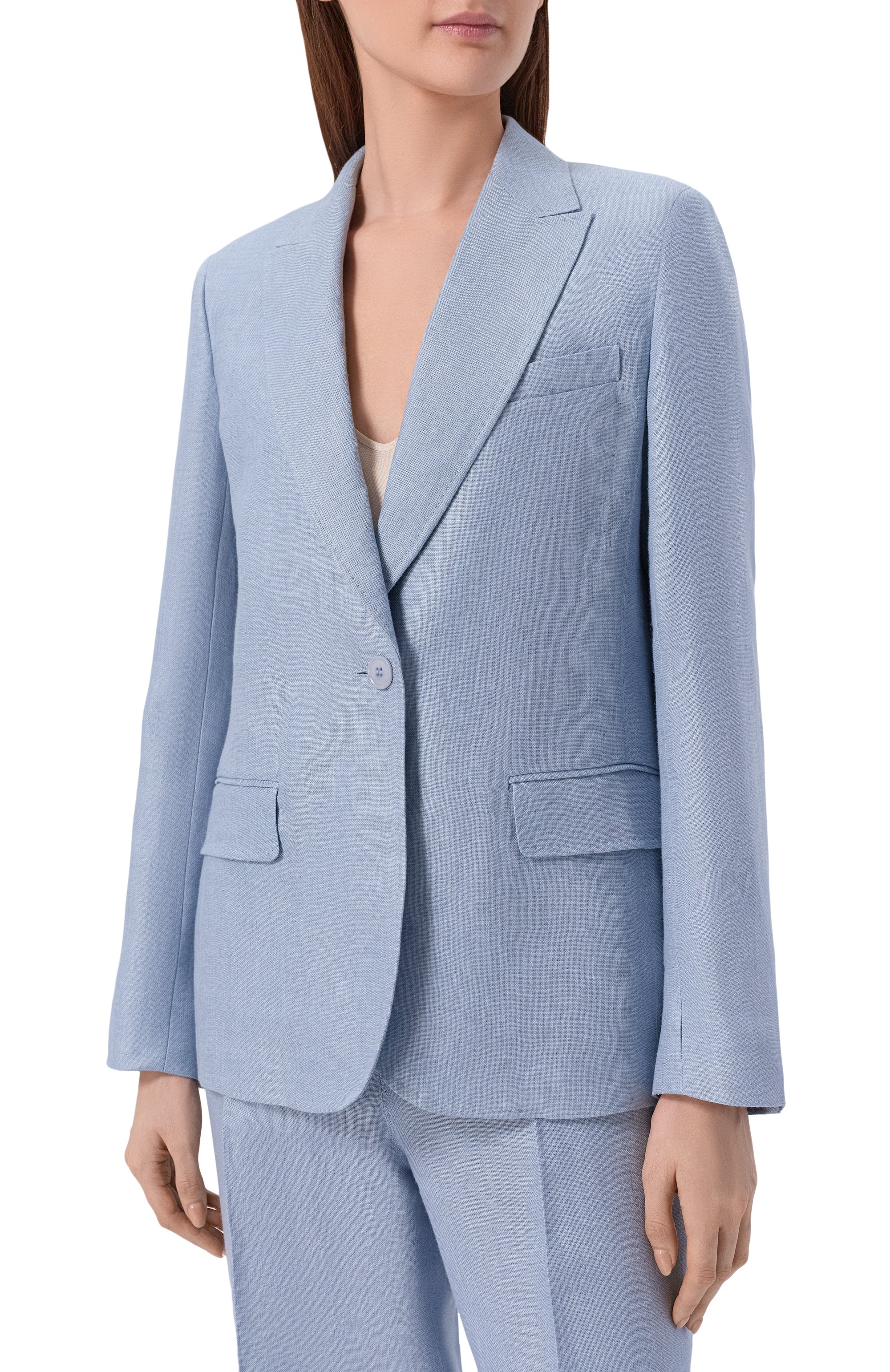 Льняной жакет WEEKEND MAX MARA, арт. WKDNALUT, фото 3