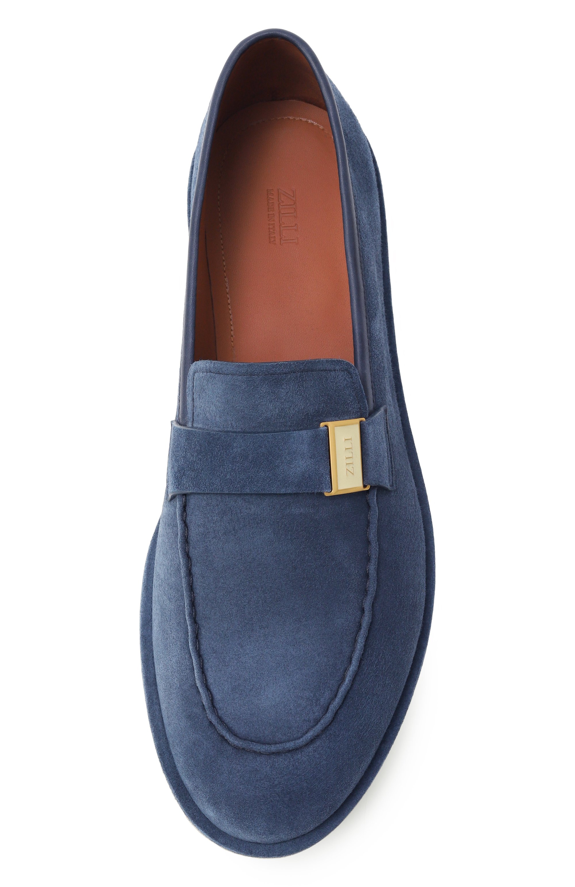 Замшевые лоферы ZILLI, арт. H0180AM1100VZPU03, фото 6