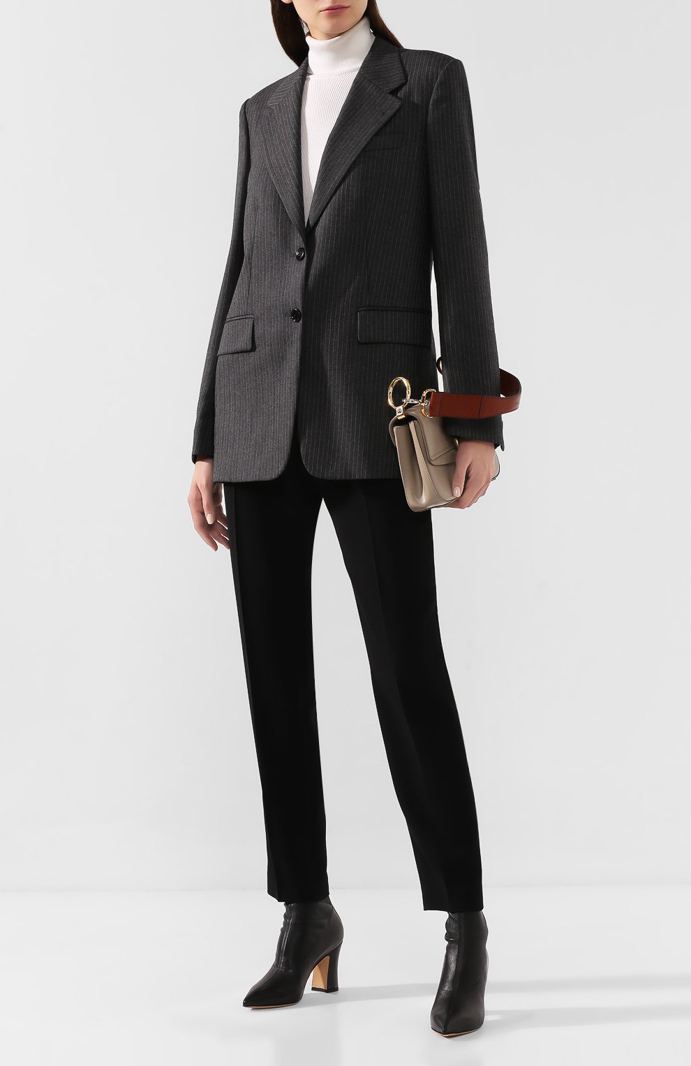 Шерстяной жакет DRIES VAN NOTEN серого цвета по цене 78850 руб., арт. 192-10404-8182, фото 2 Шерстяной жакет DRIES VAN NOTEN, арт. 192-10404-8182, фото 2