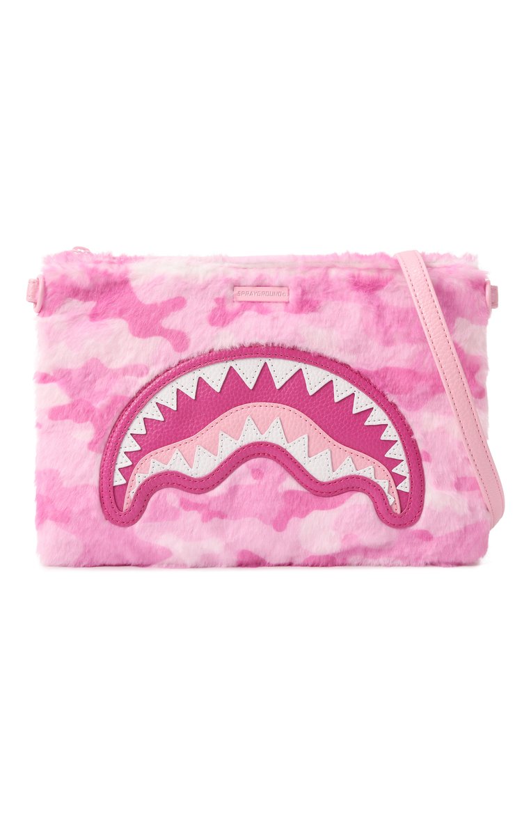 Детская клатч SPRAYGROUND розового цвета, арт. 910B6870NSZ | Фото 4 (Нос: Не проставлено; Материал: Текстиль)