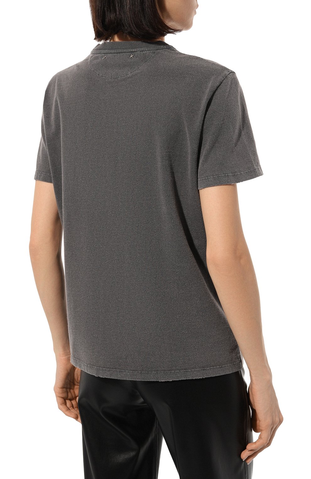 Хлопковая футболка GOLDEN GOOSE DELUXE BRAND, арт. GWP01220.P000671, фото 4