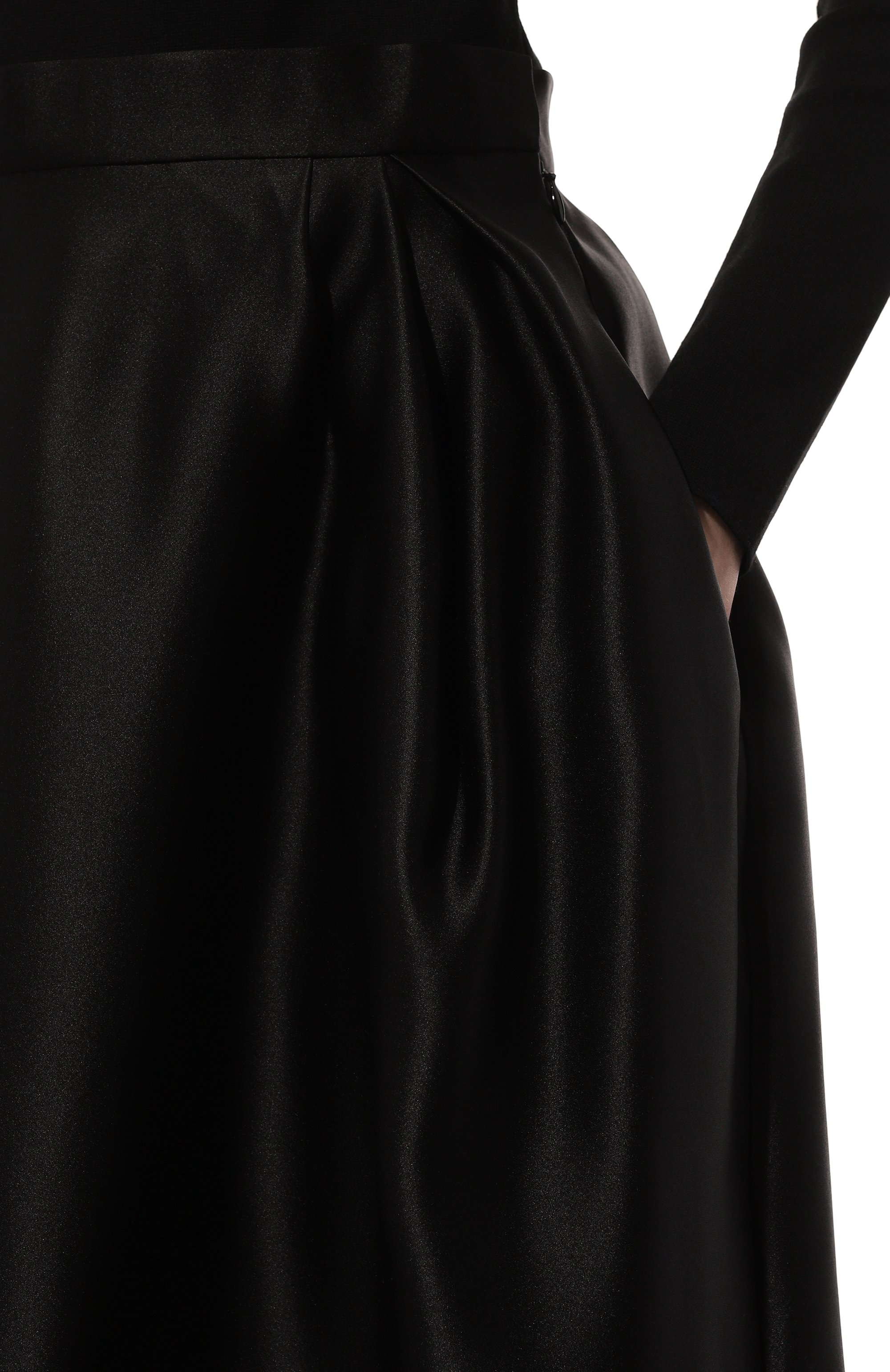 Атласная юбка VIKA GAZINSKAYA, арт. SS25-18215, фото 5