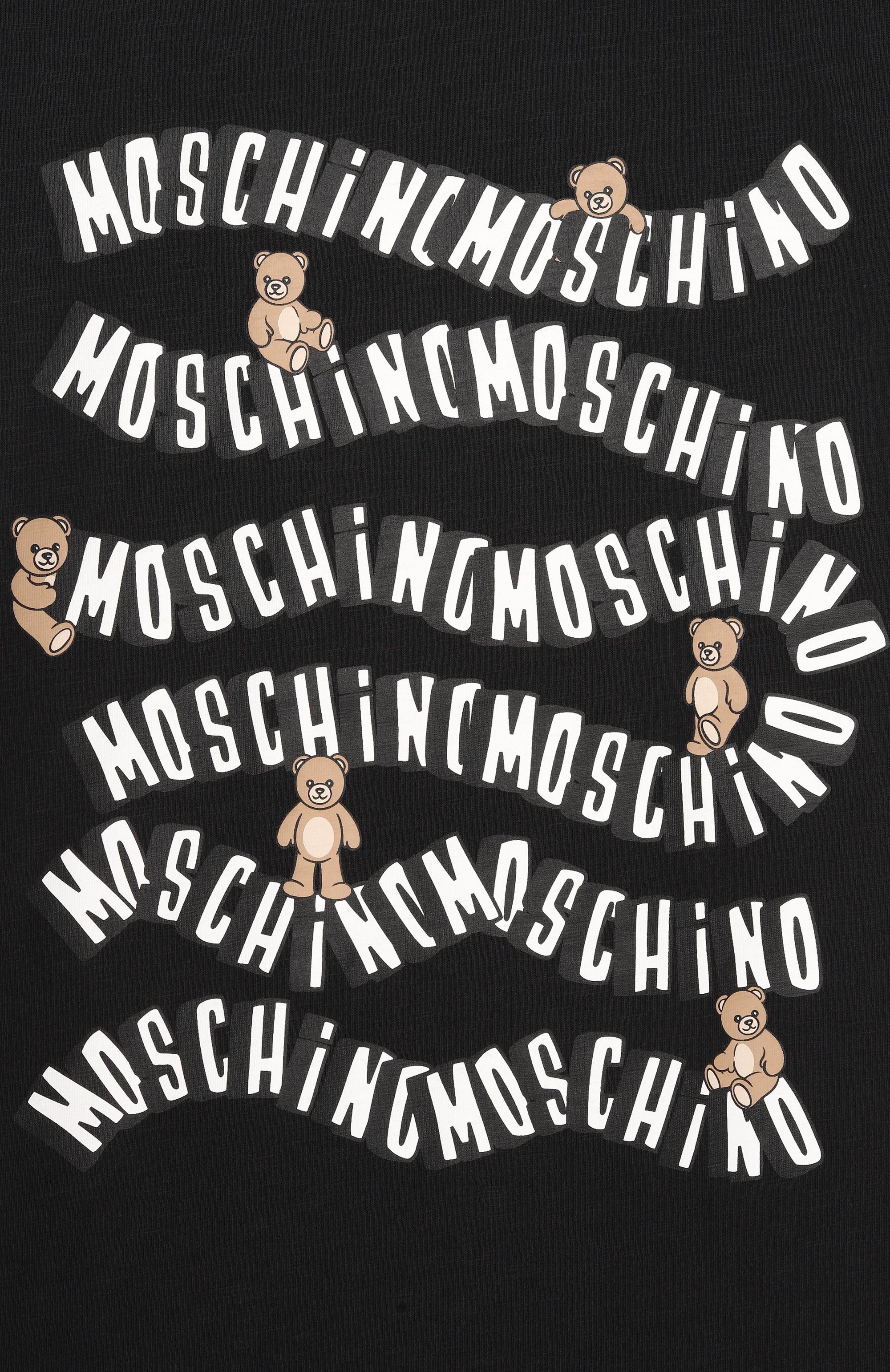 Хлопковая футболка MOSCHINO, арт. HXM05G/LAA52_001, фото 3