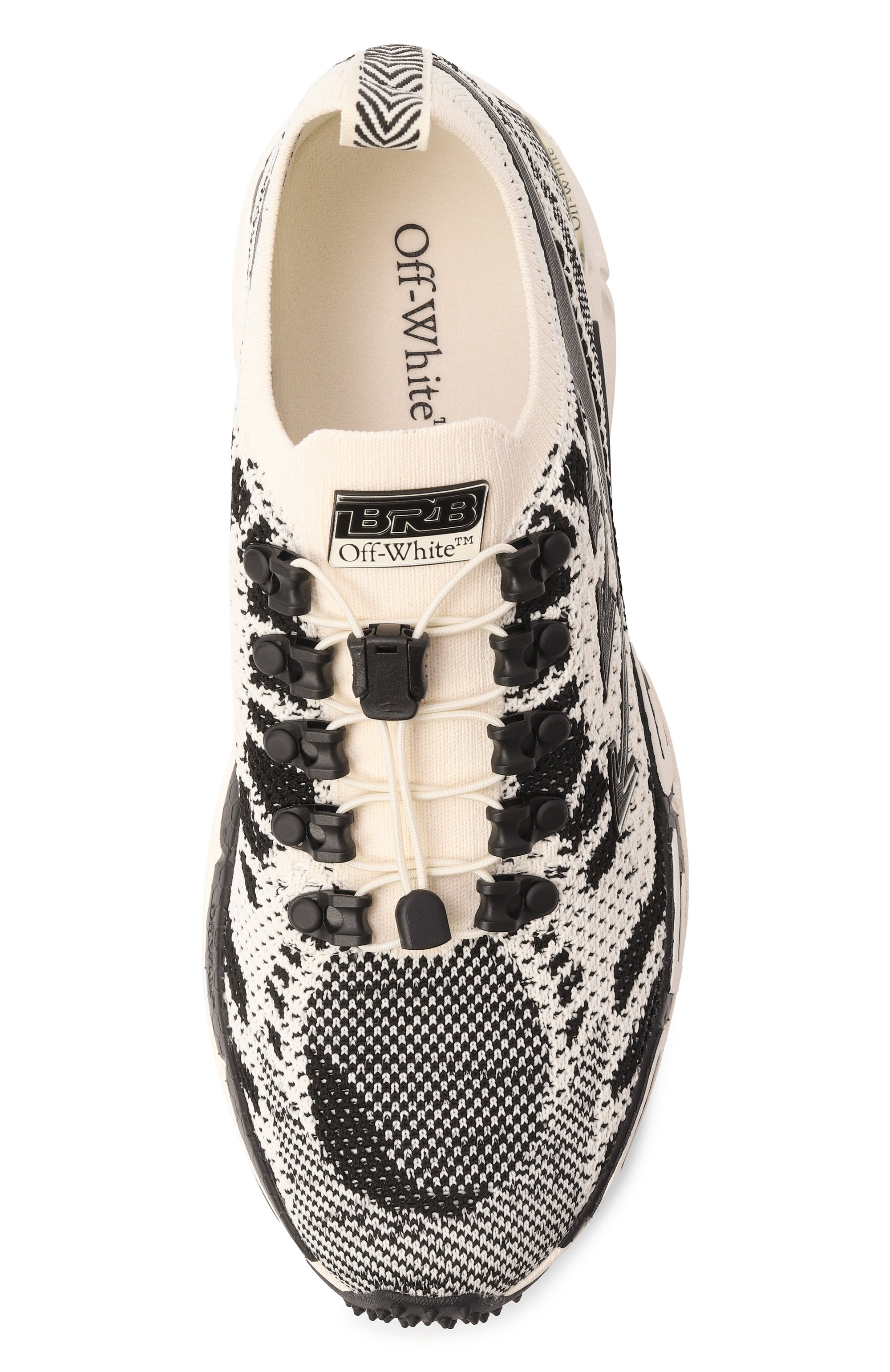 Комбинированные кроссовки be right back OFF-WHITE, арт. 0WIA28KS26FAB001, фото 6