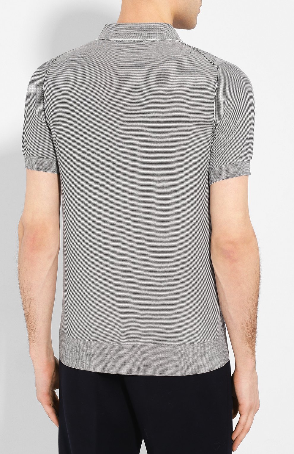 Поло из смеси шелка и хлопка BRIONI, арт. UMS20L/P9K10, фото 4