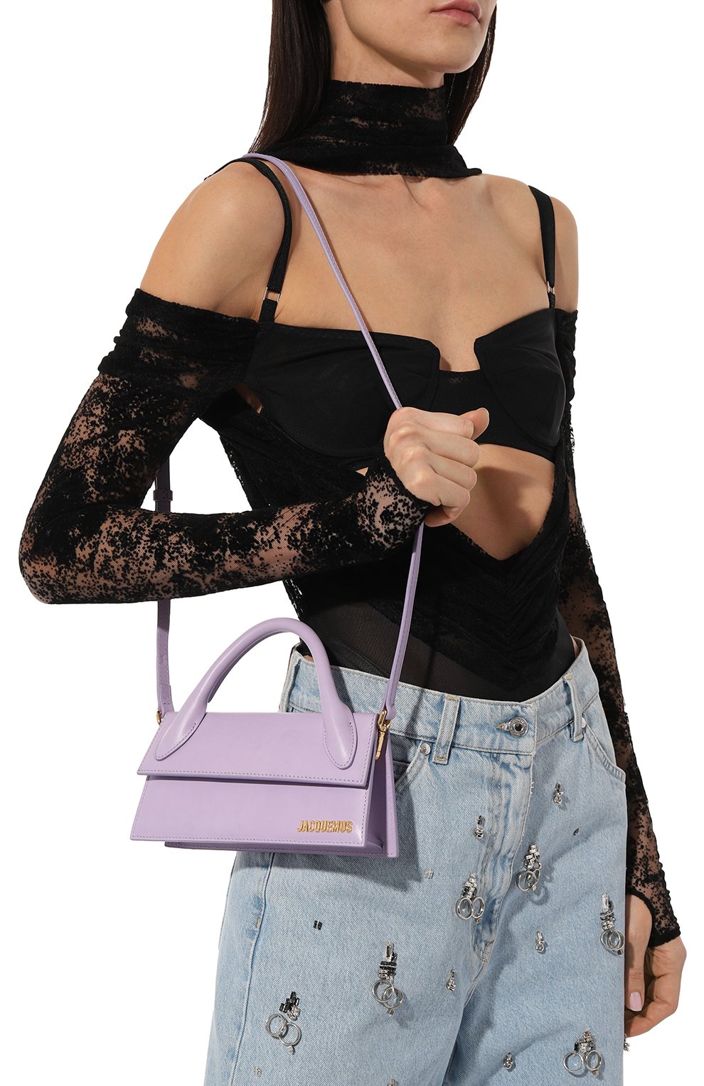 Сумка le chiquito JACQUEMUS сиреневого цвета по цене 92850 руб., арт. 22H/213BA004-3065, фото 2 Сумка le chiquito JACQUEMUS, арт. 22H/213BA004-3065, фото 2