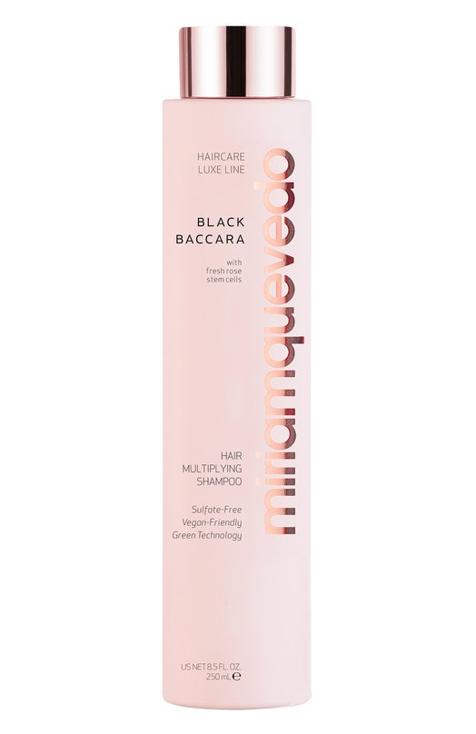 фото Шампунь для уплотнения и объема волос с экстрактом розы black baccara (250ml) miriamquevedo
