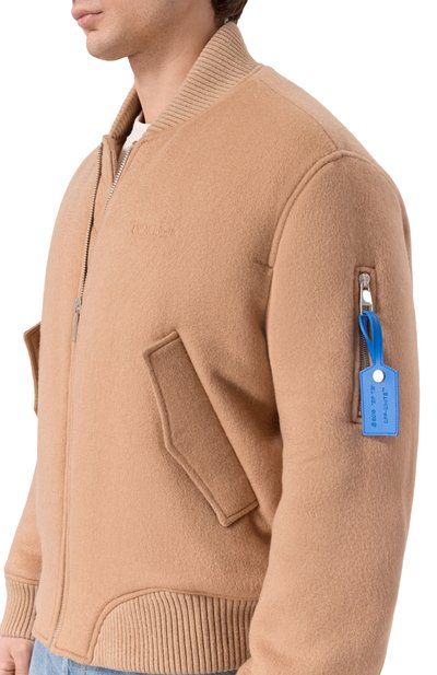 Кашемировый бомбер OFF-WHITE, арт. 0MEH05JF25FAB001, фото 5