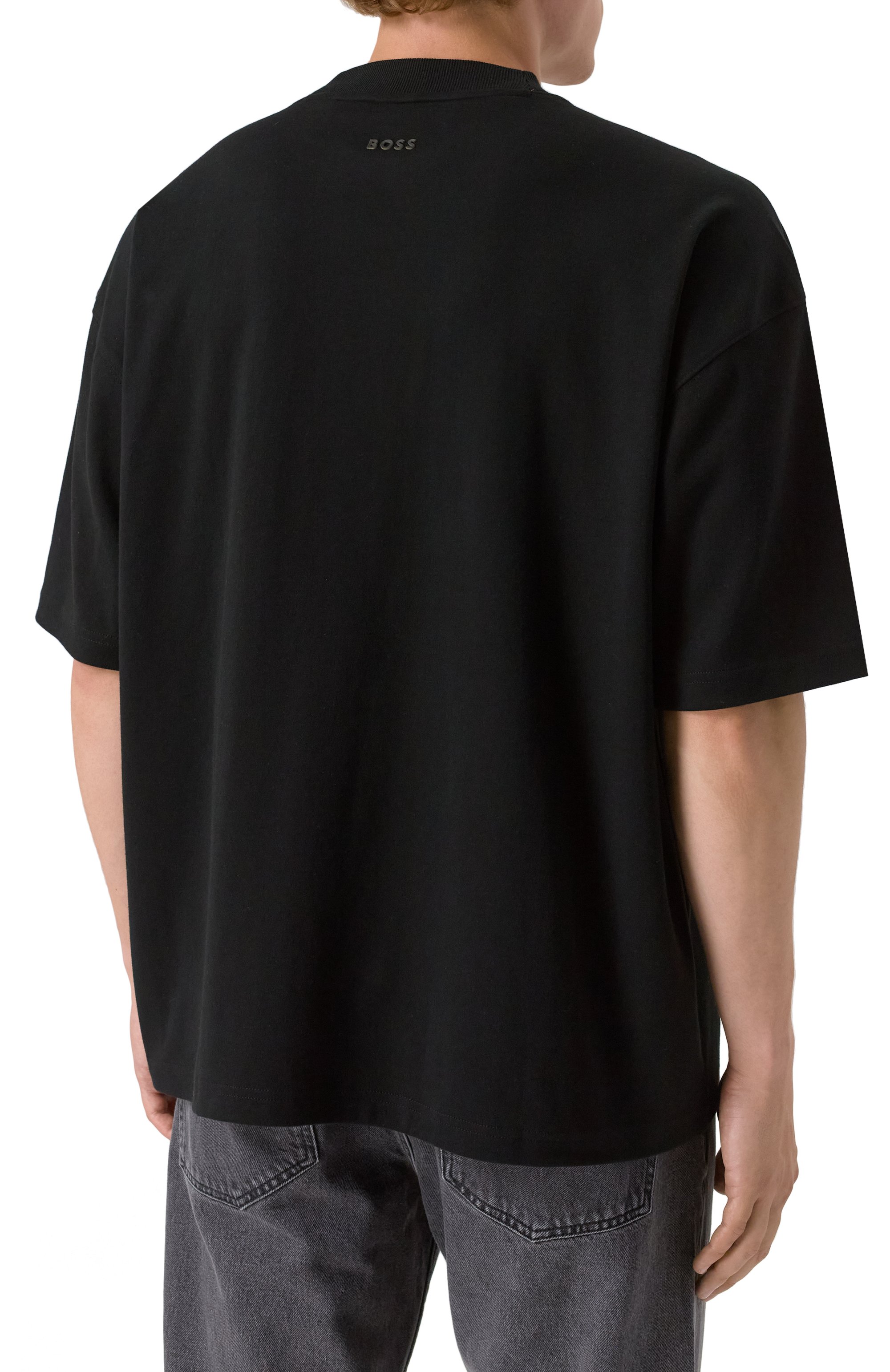 Хлопковая футболка BOSS ORANGE, арт. 50543475, фото 4