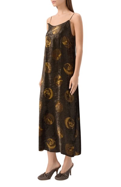 Платье из вискозы и шелка UMA WANG, арт. P0 W UW5085, фото 3