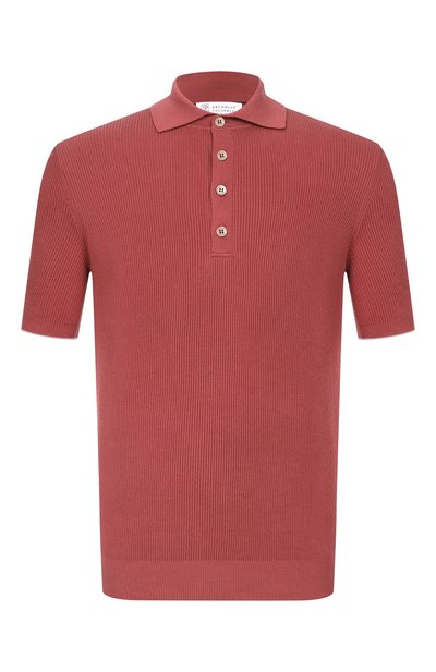 Мужская хлопковое поло BRUNELLO CUCINELLI, арт. M29400025