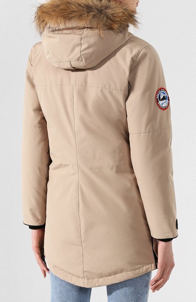 Пуховая парка с меховой отделкой капюшона ARCTIC EXPLORER, арт. POLRS_SAND, фото 4