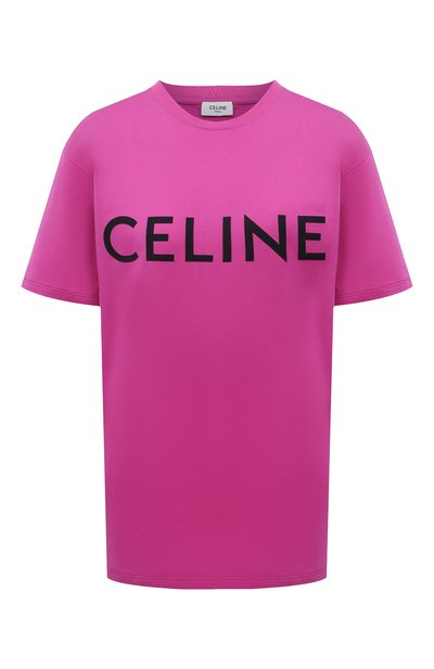 Женская хлопковая футболка CELINE, арт. 2X764501F